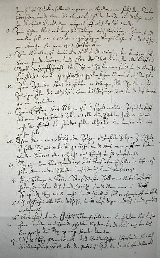 Bauernkrieg 1653: Forderungen von Stadt und Amt Willisau an die städtische Obrigkeit, 21. Februar 1653 - Seite 2
