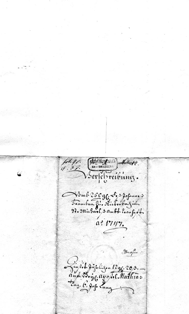 Gült aus Rickenbach 1747 - Seite 3