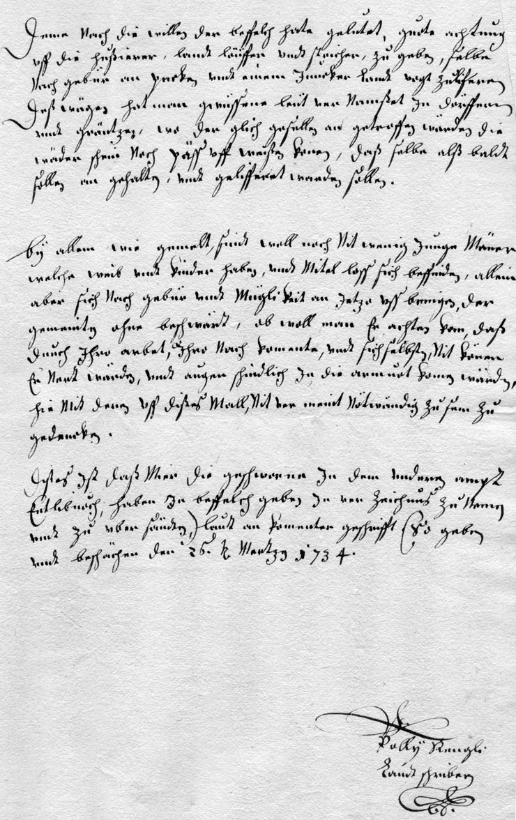 Liederliche Gesellen Entlebuch 1734 - Seite 3